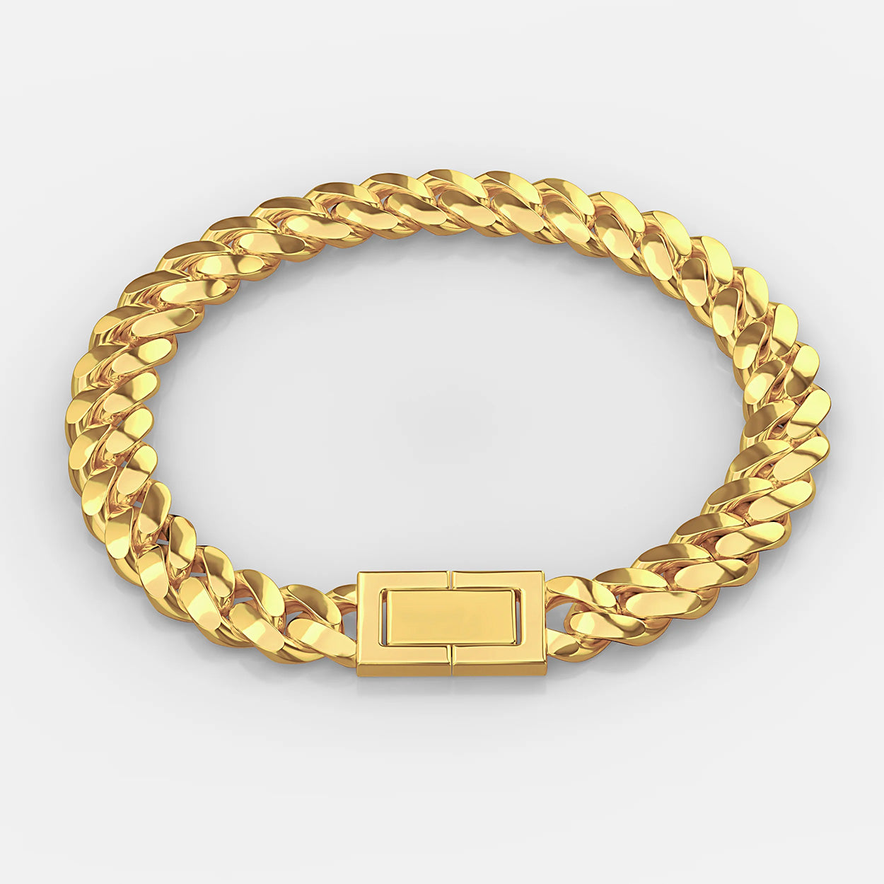 "CUBAN" ARMBAND 8MM (18K GOLD)