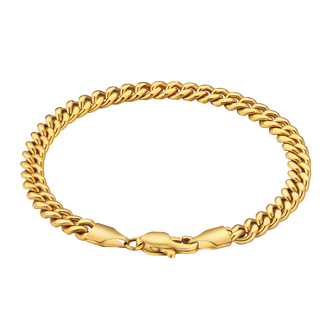 "CUBAN" ARMBAND 5MM (18K GOLD)