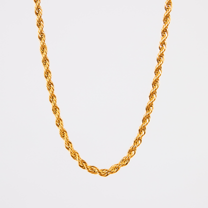 "ROPE" HALSKETTE 3MM (18K GOLD)